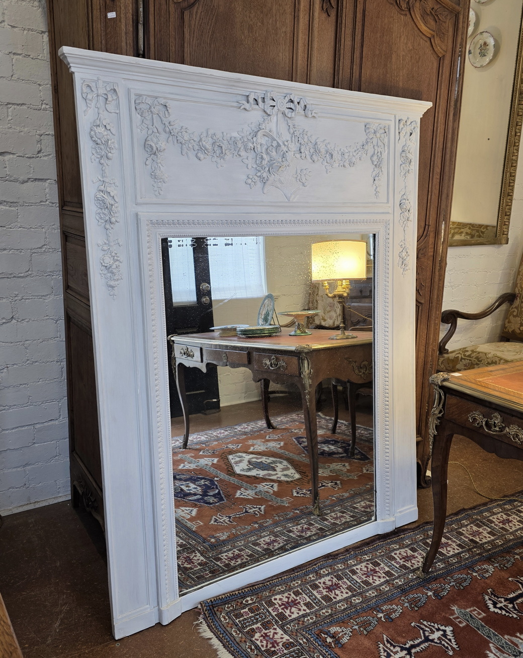 A Parisian Trumeau Mirror
